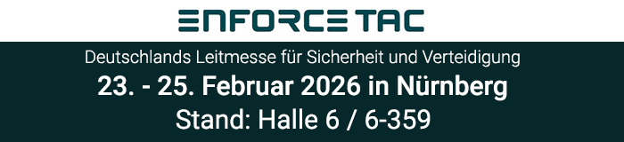 SINORA stellt auf der Enforce Tac 2026 in Nürnberg aus