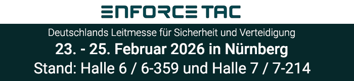 SINORA Cases stellt aus auf der Enforce Tac 2026