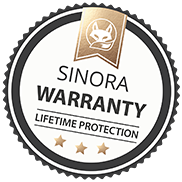 SINORA lifetime warranty